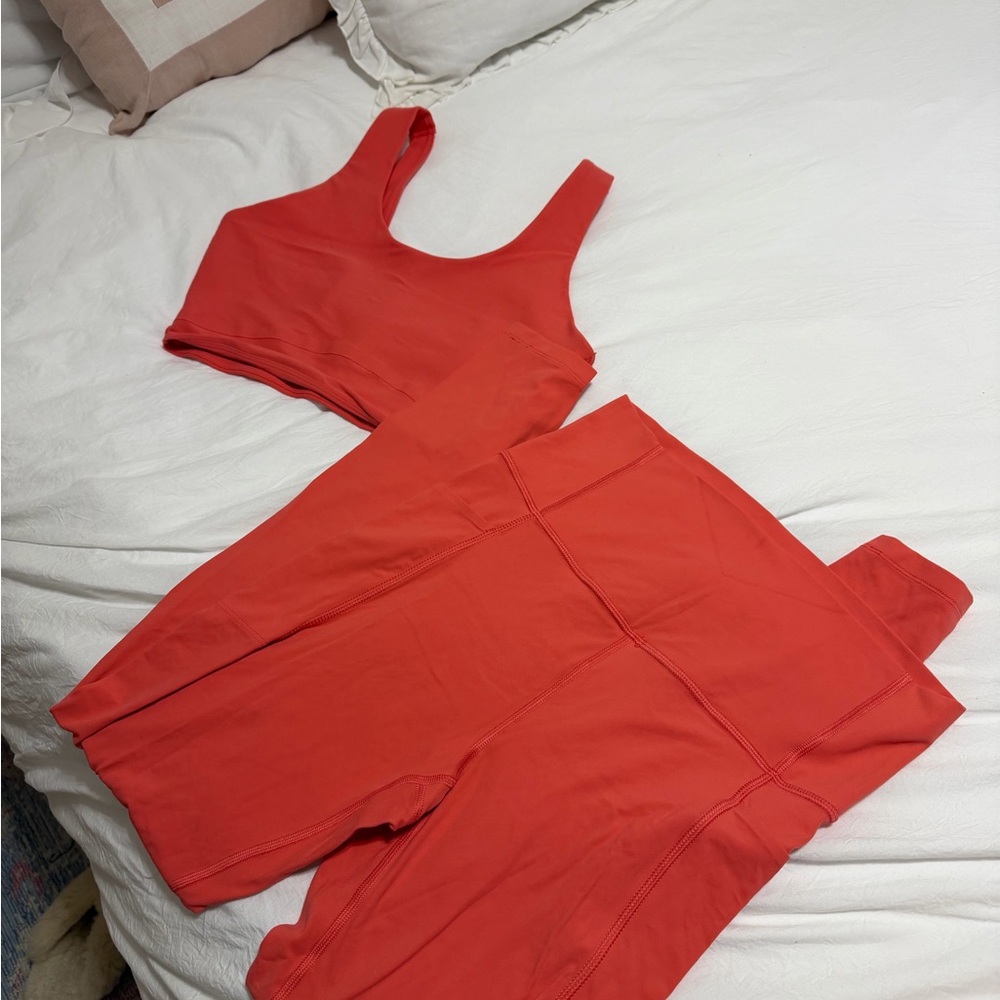 Women's Coral Activewear Set